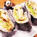 隠密同心's cooksnap of when they made コストコ ブルコギの おにぎらず.