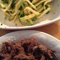 aiuekyouin's cooksnap of when they made ズッキーニのナムル　アメリカ発.
