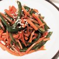 のんちごはん♡'s cooksnap of when they made お弁当のおかずに♪ピーマンと人参の甘辛煮.
