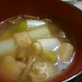 ピーチ♡チョコレート's cooksnap of when they made なめこと油揚げのお味噌汁.