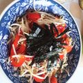 mayunnu's cooksnap of when they made もやし&パプリカの海苔あえ♪.