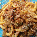 atsuko_i's cooksnap of when they made 濃厚♪残ったカレーで簡単焼きうどん.
