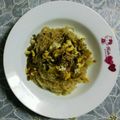 ma___111's cooksnap of when they made 高菜いり炒めそうめん.
