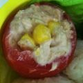 枝めろ's cooksnap of when they made ツナとコーンのトマトカップサラダ.