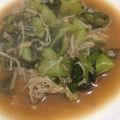ぽにょ丸's cooksnap of when they made チンゲン菜と　挽き肉　えのきの　ピリ辛煮.