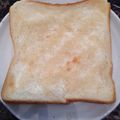 肌ちゃん's cooksnap of when they made キラキラ☆はちみつ練乳トースト.