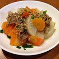 minch＊＊'s cooksnap of when they made 母の味♡大根・人参・牛肉の煮物.