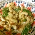 マシルンルン's cooksnap of when they made 簡単♪オクラとちくわのごま和え.