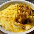 ★なみ☆'s cooksnap of when they made ミートソースリメイク♡絶品パスタグラタン.