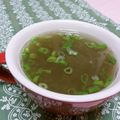 赤い電話's cooksnap of when they made 調味料2つで簡単！とろろ昆布のお吸い物.