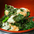 @ちんまりさん's cooksnap of when they made 春菊とちくわの磯辺あえ.