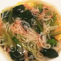 ☆syk☆'s cooksnap of when they made ■カニカマと小松菜のあんかけ卵焼き■.