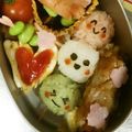 pirori_na's cooksnap of when they made お花見キャラ弁☆だんご３兄弟弁当.