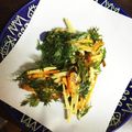 yu_kamm's cooksnap of when they made サクサク！葉つきにんじんの塩かき揚げ.