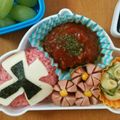 bapybapy's cooksnap of when they made 手裏剣戦隊ニンニンジャー☆☆キャラ弁.