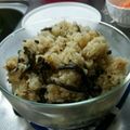 にゃんにゃんこん's cooksnap of when they made 吸水無し！炊飯器で‼超簡単、山菜おこわ♪.