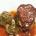 タサコ's cooksnap of when they made 栄養満点！和風のピーマンの肉詰め.