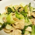 サトモユリア's cooksnap of when they made ご飯がすすむ！　チンゲンサイとブタ肉のマヨ炒め.