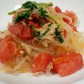 ナイル川の村長's cooksnap of when they made 【簡単・ヘルシー】はるさめパスタ.