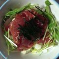 ゆずこうなおママ's cooksnap of when they made マグロ・アボガド・長いも丼.