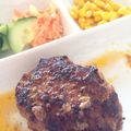 A子／平日のおやつ's cooksnap of when they made 我が家の人参入りハンバーグ.