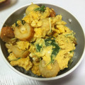 ちゃぴ♥'s cooksnap of when they made めんつゆで水菜とちくわの卵とじ♪.