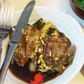 fandango7's cooksnap of when they made 夏野菜たっぷりビーフステーキ☆バルサミコ.