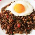 クックD0NTVG☆'s cooksnap of when they made バジルソースで★ガパオ風チャーハン.
