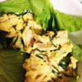 いせご's cooksnap of when they made エシャレットの葉っぱで玉子とじ.