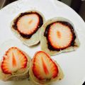 △▽食いしんぼう△▽'s cooksnap of when they made 電子レンジで簡単♪洋風生チョコいちご大福.