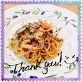 serena55's cooksnap of when they made スモークサーモン＆マッシュルームパスタ♬.