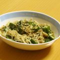 もんしゅしゅ's cooksnap of when they made オクラとえのきのポン酢和え.