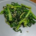 なふなは's cooksnap of when they made 空芯菜とじゃこのニンニク炒め.