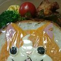 ｔｏｍｏａｋｔ's cooksnap of when they made 妖怪ウォッチのキャラ弁（サンドウィッチ）.