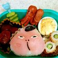 まるちゃんラブ's cooksnap of when they made 簡単キャラ弁 妖怪ウォッチ おならずもの.
