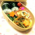 mii219's cooksnap of when they made お弁当用冷凍☆野菜のしそチーズ肉巻き☆.