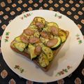 龍青空ママ's cooksnap of when they made レモンで爽やか♪ピザ・ビアンカ風トースト.