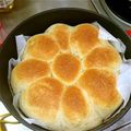mihho070's cooksnap of when they made ＨＢにお任せ❤米粉と全粒粉のふわふわパン.
