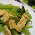 豆と麦's cooksnap of when they made 小松菜と油揚げの味噌風味.