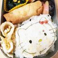地図。's cooksnap of when they made キティちゃんカプチーノ.