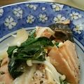ふじびたい♪'s cooksnap of when they made レンジで簡単！鮭と野菜のマヨポン蒸し.