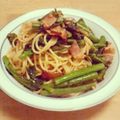 3yentown's cooksnap of when they made 菜の花とベーコンのペペロンチーノ♪.