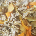 yayukomi's cooksnap of when they made 豚こまと野菜の生姜焼き風炒め.