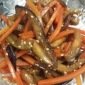 muuuuzn's cooksnap of when they made なすと人参の炒めもの.