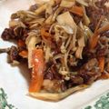 まめまるらぶ's cooksnap of when they made きのこと牛肉で♪簡単オイスターソース炒め.