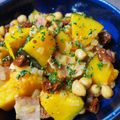 Nuravy's cooksnap of when they made カボチャとひよこ豆、ドライトマトの洋風煮.