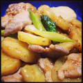 nimona's cooksnap of when they made 新じゃがと牛肉のオイスター炒め.