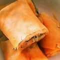 ユーロン's cooksnap of when they made シャキシャキ野菜☆クリーミー春巻き.