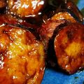nonkomomo's cooksnap of when they made ナスのひき肉はさみ焼き♫.