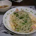 一年目's cooksnap of when they made もやしとネギ中華あんかけチャーハン♪♪.